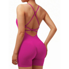 U 38554 Seamless peach hip yoga jumpsuit �޷��������٤����