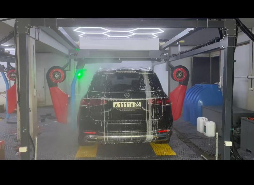 Full-automatic contactless car washing machine commercial 24-hour self-service sharing equipment computer unmanned intelligent car washing room