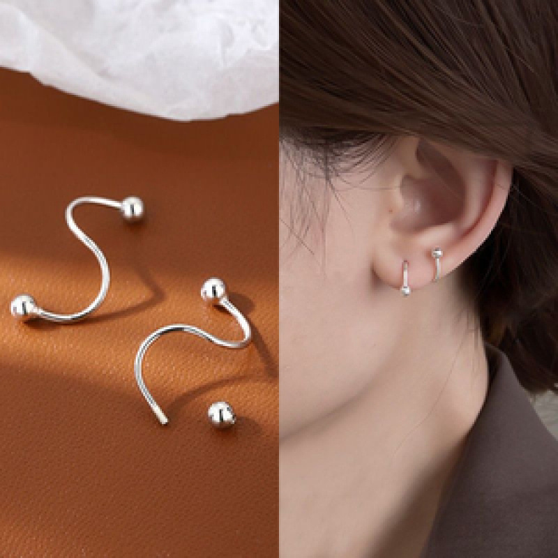 925 Silver Free Dopamine Earrings Women 2024 Earrings Design Sense Spring Screws Fashion Advanced Earrings Batch 925 Silver Free Dopamine Earrings Women 2024 Earrings Design Sense Spring Screws Fashion Advanced Earrings Batch