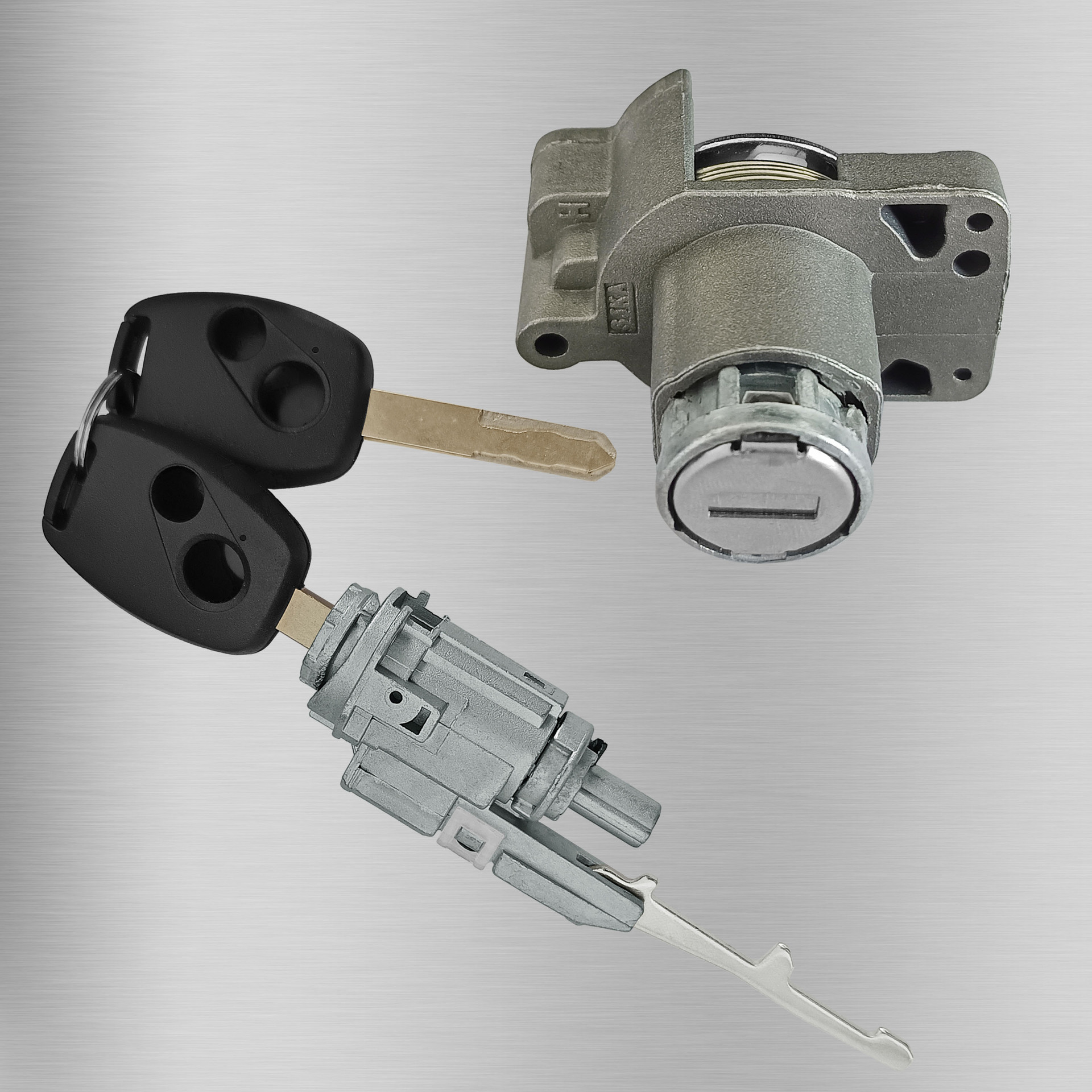 Aplicable a Honda 06 - 08 Civic 07 - 11CRV 09 - 11 Fit ignición llave de bloqueo de puerta cilindro 2 agujeros