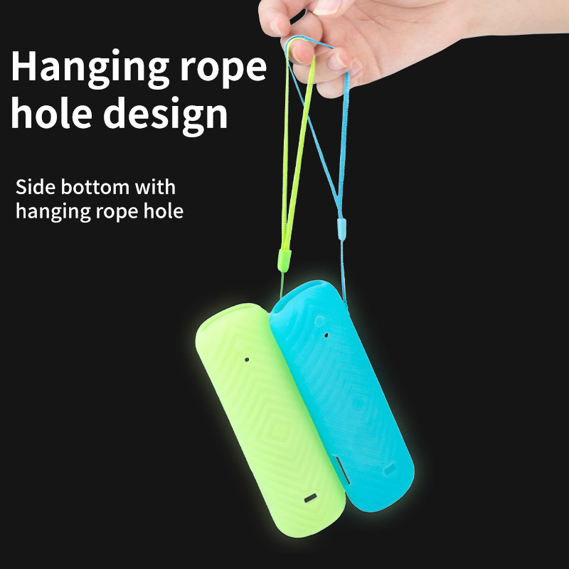 Aplicable a Roku TV Ultra 2022 cubierta de control remoto de voz todo incluido resistente a la caída luminosa Carcasa protectora