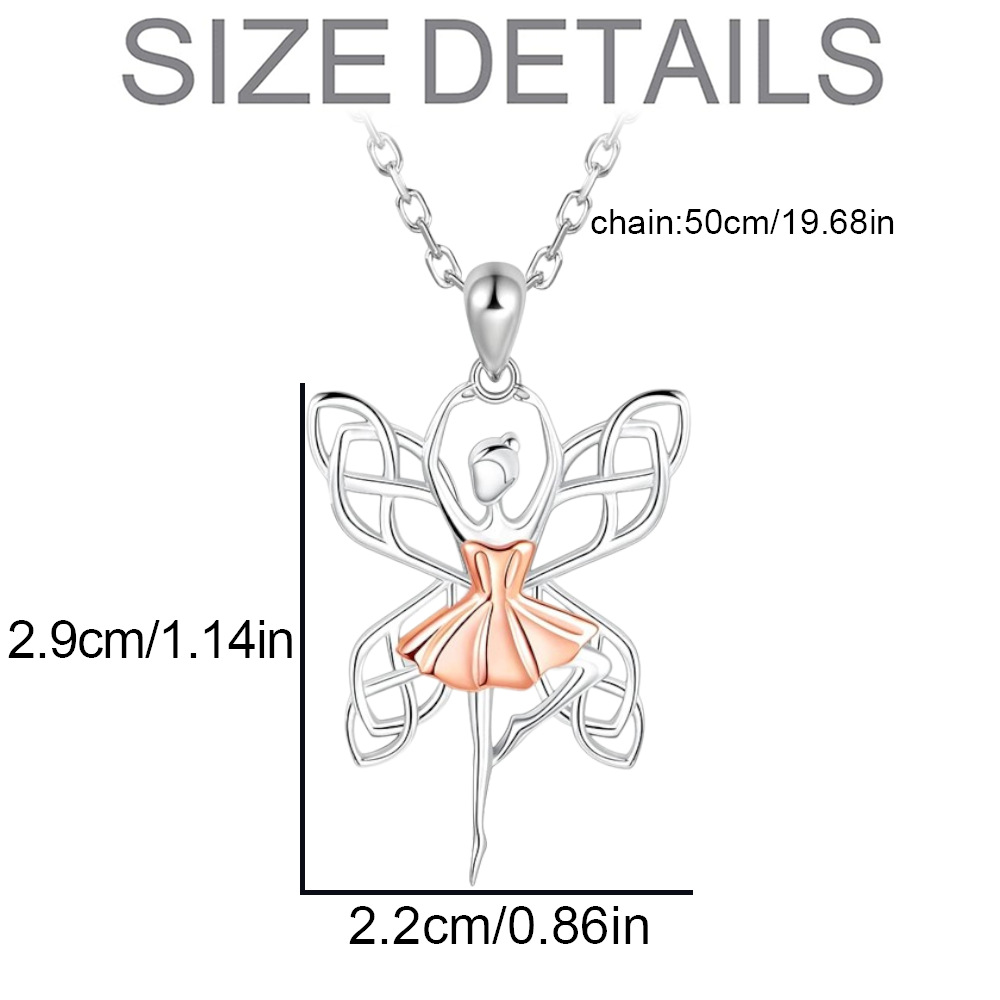 Hot Selling Minimalistische En Mooie Dans Elf Hanger Ketting Trend, Dames Sieraden Accessoires Geschenken_voghion.com