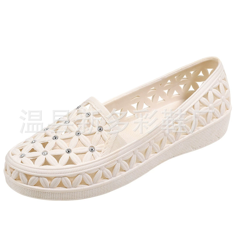2026 Новый Croc Shoes Dropshipping Летние сандалии Женские плоские сандалии Мамина обувь для среднего и пожилого возраста