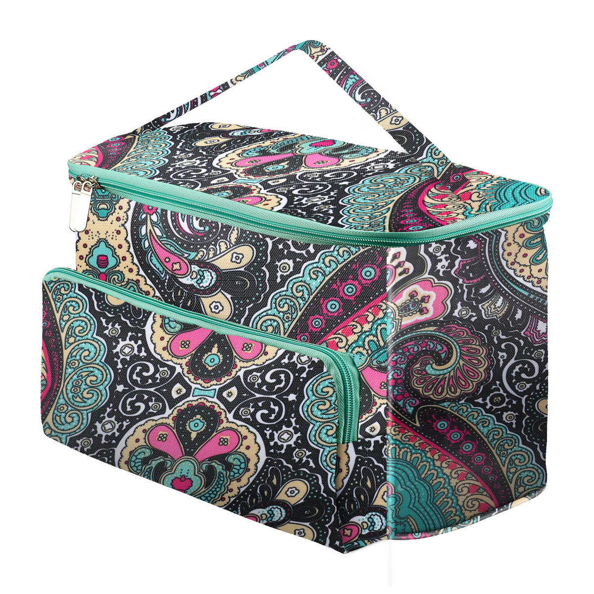 Waist drum flower print trumpet