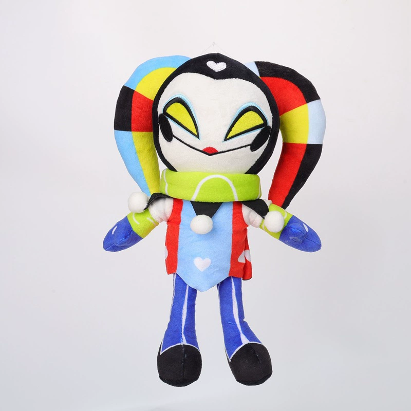 [hazbin hotel 地狱客栈动漫系列 极恶老大客栈小丑毛绒玩具公仔]