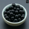 8mm Black Agate (non -perforated single)
