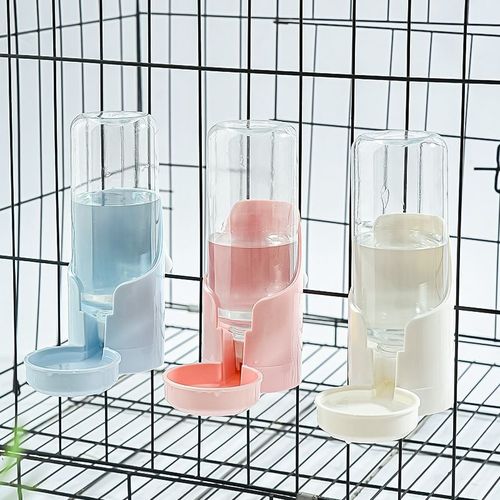 Cat hanging water dispenser, cat bowl, cat basin, automatic feeding water feeder, rabbit hanging cage, kettle, pet supplies