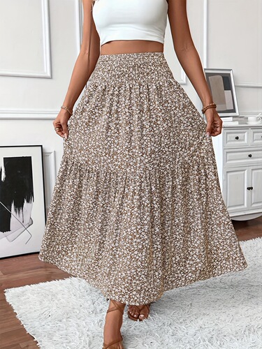 New Print Fashion High-Waisted Skirt Summer Women's Wear
