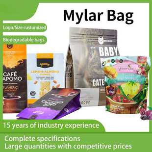 Factory printing logo bait seafood meat vacuum packaging bag snacks tea dried fruit food packaging plastic bag