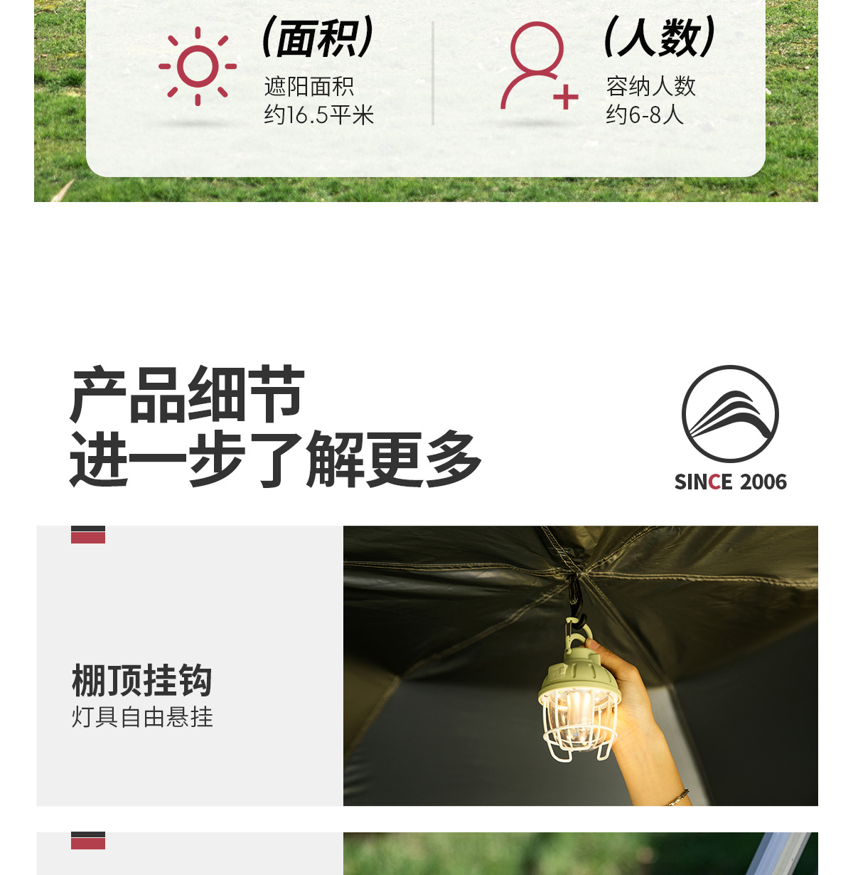 Dome Canopy Tent Outdoor Sunshade New Camping Style Fully Automatic Quick-Open Sunshade Titanium Black Coating 2026 New Model