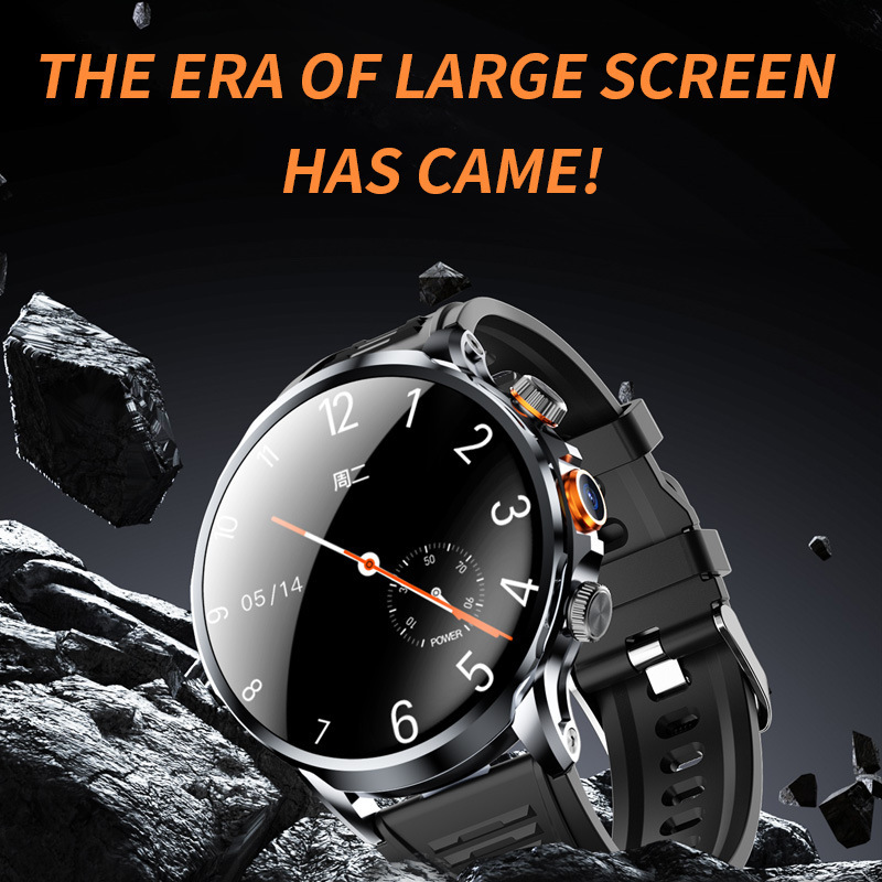 Foreign Trade Version of the New H18 Spherical Screen Android Smart Phone Watch Non-Ziteng 5g Full Netcom 4 Can Be Inserted into the Card
