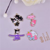 Japanese umbrella, rabbit, metal accessory, pendant, earrings with accessories, handmade, wholesale