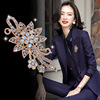 High-end demi-season brooch, universal protective underware, pin lapel pin, Korean style, simple and elegant design