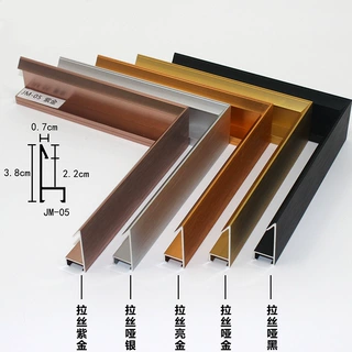 聚美铝业铝合金画框相框a4金属框条广告框营业执照框厂家现代简约