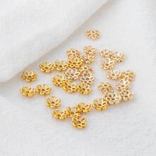 18K�~����ɫ������5mmñ���ٽz����diy����朶���Ʒ���