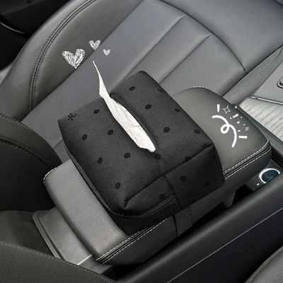 Bow Car Tissue Bag for Women — Car tissue box/set