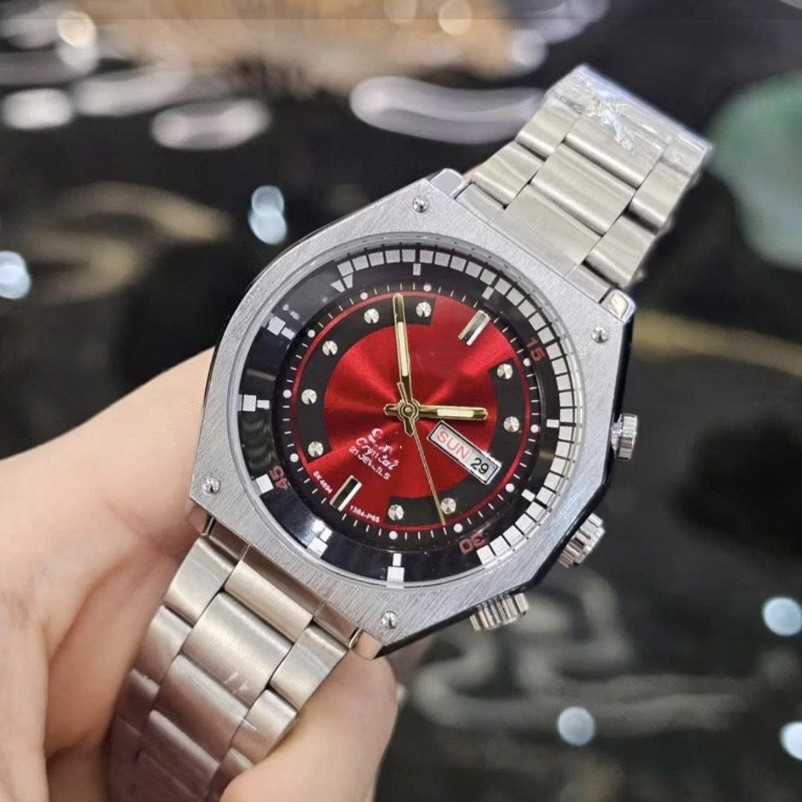 Aliexpress Cross-Border Double Lion Brand Men's Quartz Watch High-Quality Three-Hand Dual Calendar Luminous Steel Band Watch Wholesale