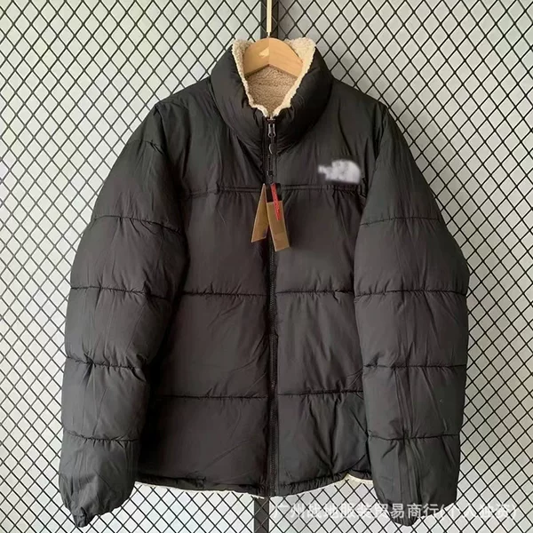 Cross-Border Tnf Reversible Lamb Wool 1996 down Cotton Jacket, Unisex Loose-Fitting Warm Jacket