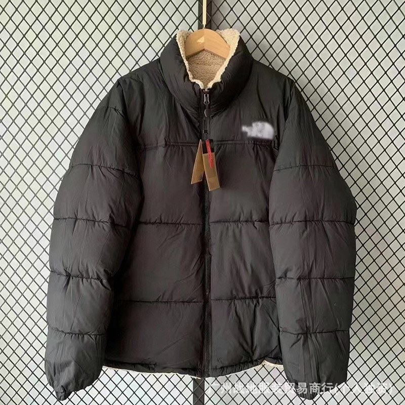 Cross-Border Tnf Reversible Lamb Fleece 1996 down Cotton Jacket, Unisex, Loose-Fitting, Warm Jacket