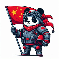 中国の覇気パンダの車は漫画の電動のオートバイのステッカーを貼ります。