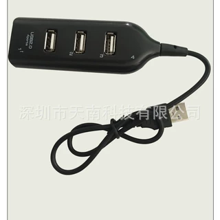 批发1拖4排插式USB2.0分线器 HUB集线器 1.1USB扩拓展一拖四口排