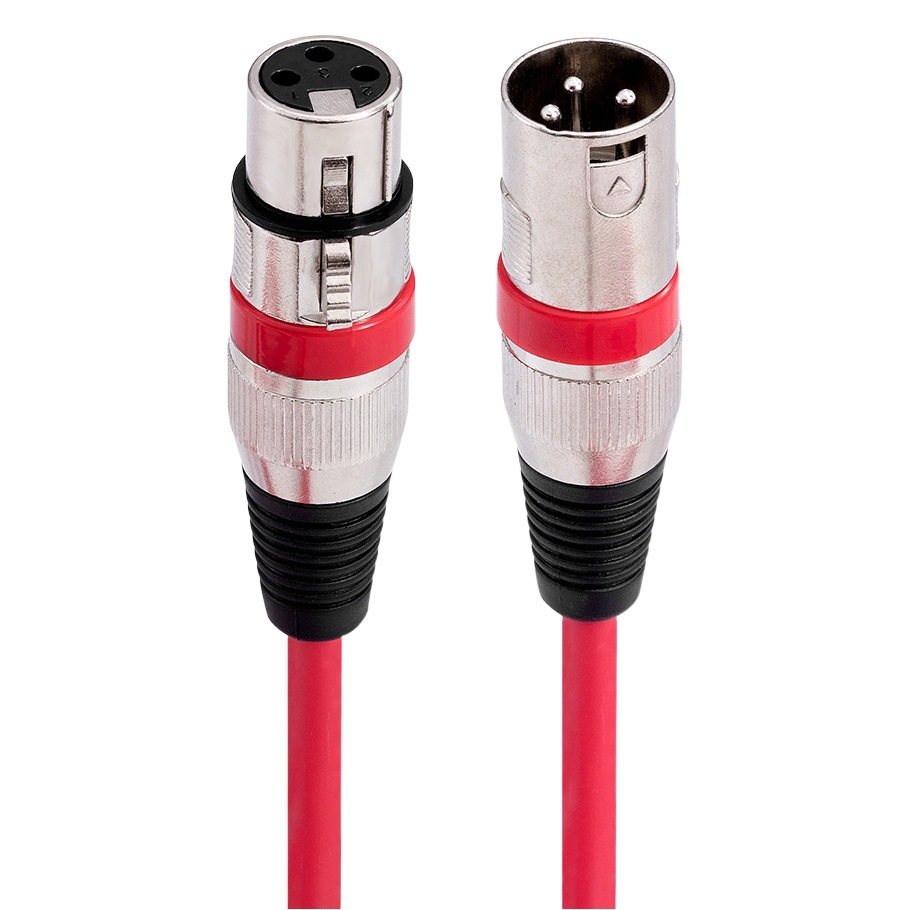 Micrófono de color transfronterizo, micrófono xlr, cable de audio macho a hembra de Kannon equilibrado, cable de tarjeta de mezclador
