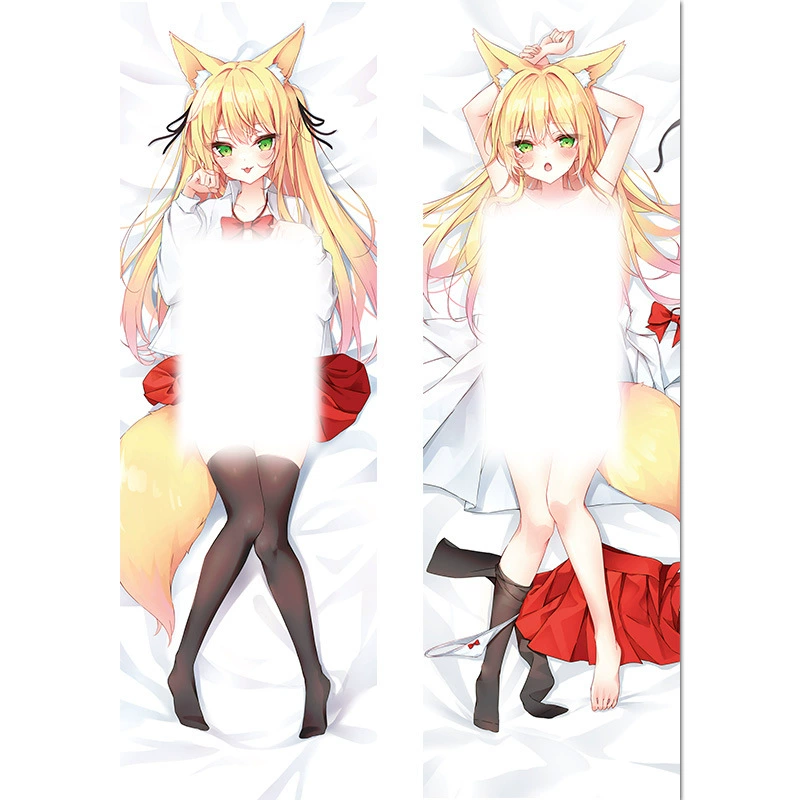 Наволочка для подушки Furry Beast Mother Beast Ear Girl Little Fox Kawaii Loli Anime и другие подушки 2Way50