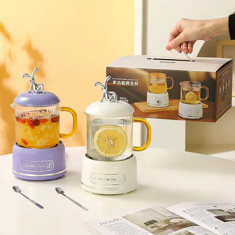 多功能养生杯办公室实用迷你小型烧水壶电炖杯电热花茶壶智能控温