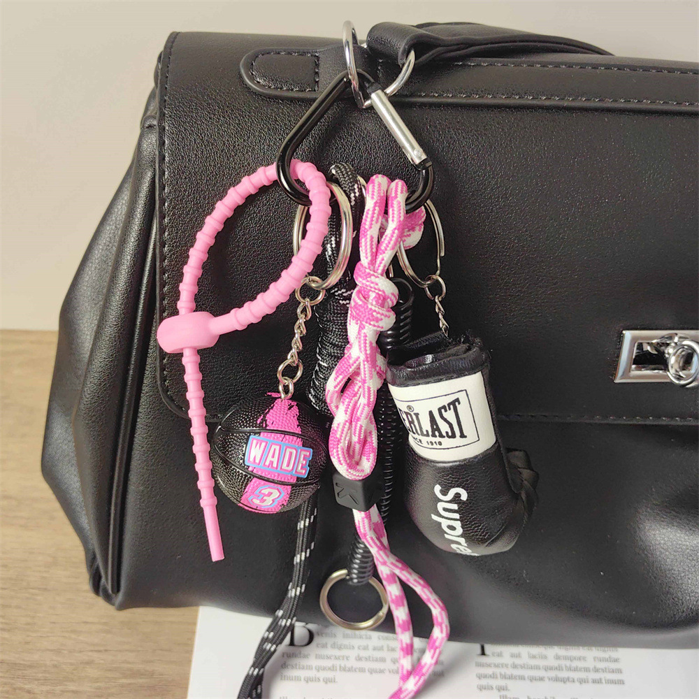 Holiday, Daily Occasion Alloy Rope Boxing Gloves Bag Pendant Keychain Bag Charms