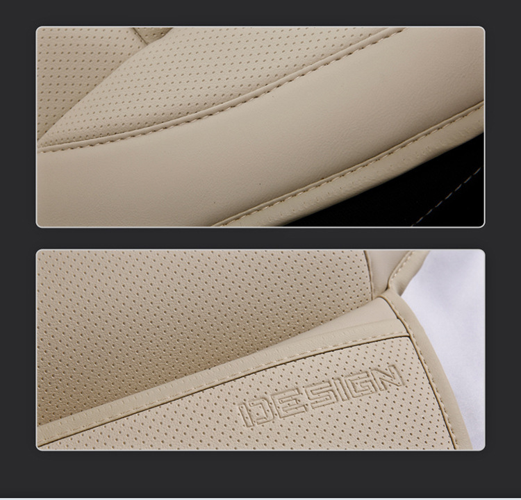 Cross-Border Special Supply of Car Seat Cushions for Five Seats, Universal with Lumbar Support and Leg Rest, Four-Season Universal Car Seat Cushions, Breathable Seat Covers