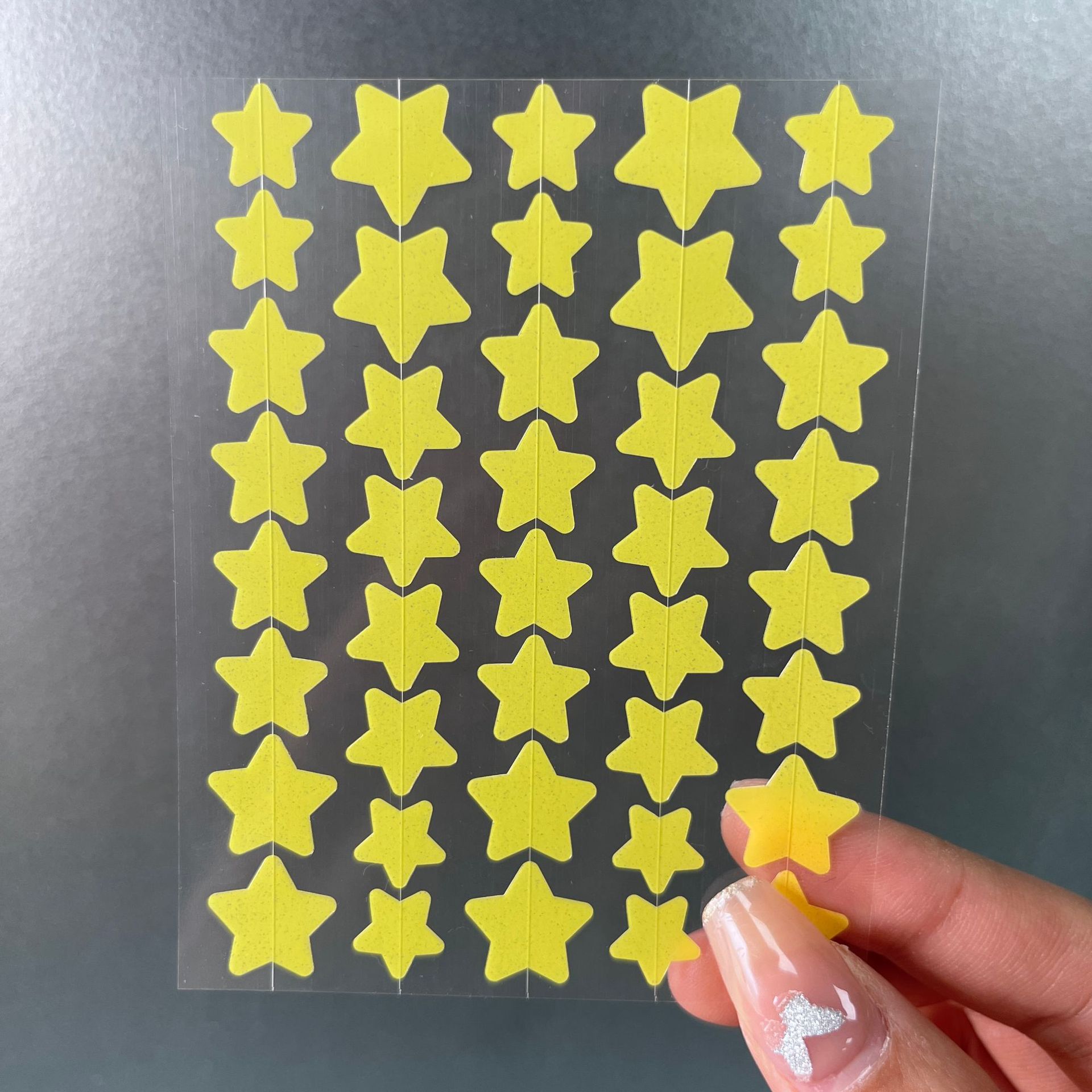 하이드로콜로이드-40 노란색 별 (네이키드)