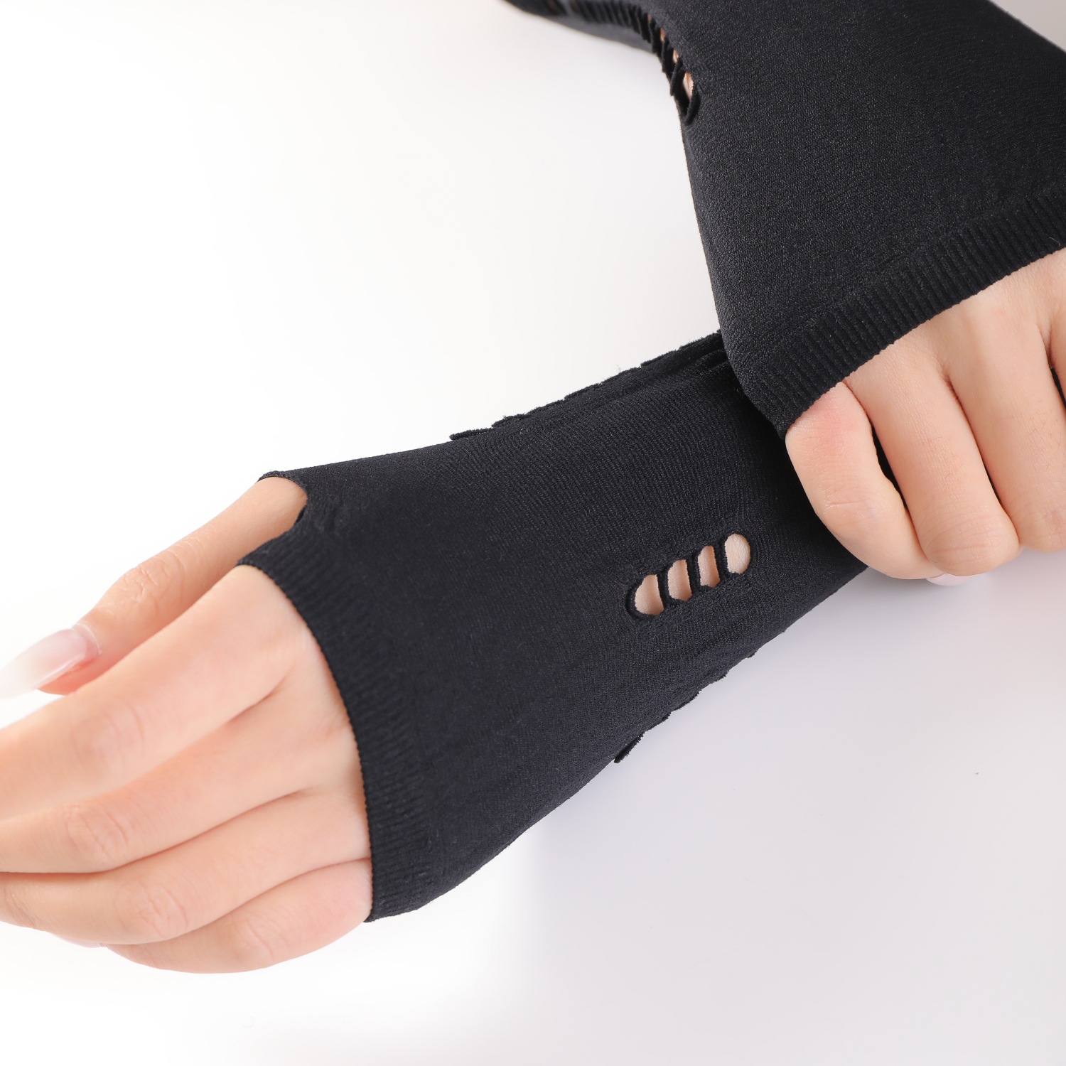 Fingerless Gloves For Sun Protection Fashionable Summer Style_voghion.com