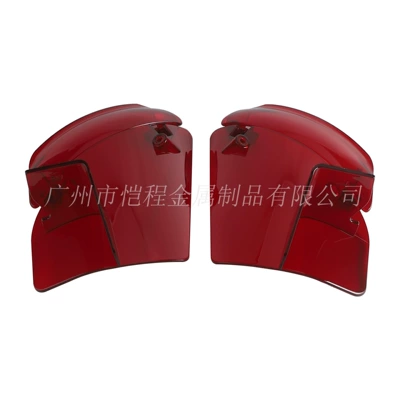 Series Road Gliding St Cvofltrxstse: Motorcycle front windshield - red