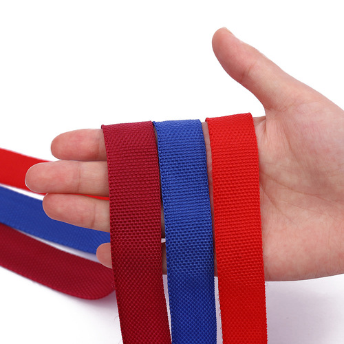 Wholesale black color edge banding tape for multi-specification polypropylene PP backpack accessories woven tape for hats and shoes plain edge banding tape