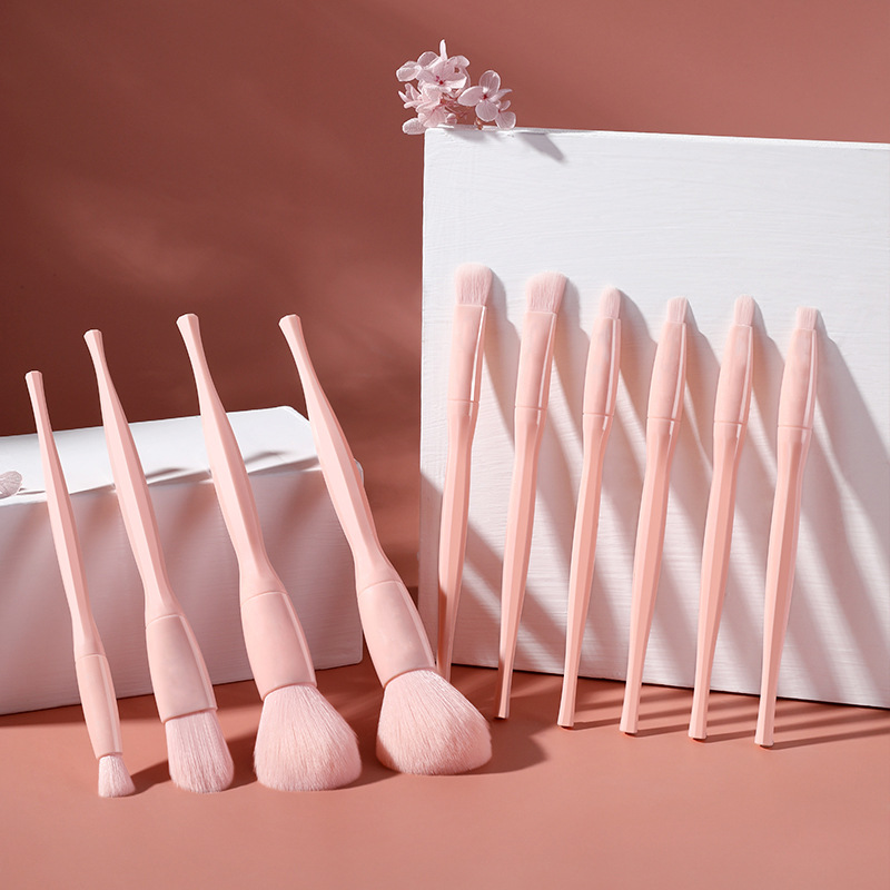 Simple Fashion Candy Color Makeup Brush Set Wholesale Nihaojewelry display picture 1