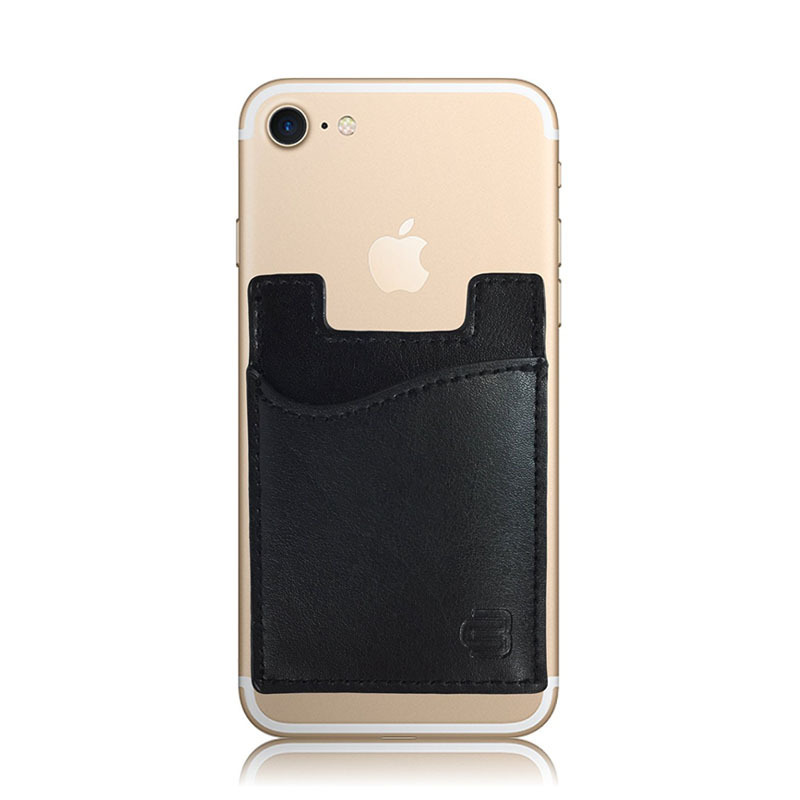 3M插卡卡套 真皮手机背贴卡套 RFID屏蔽功能 深圳龙岗工