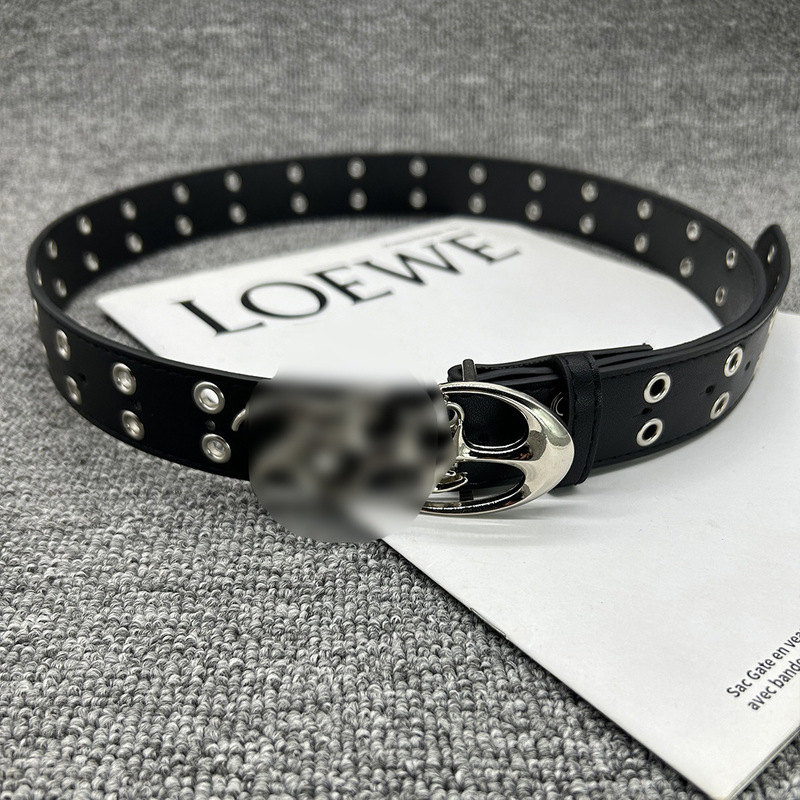 Punk Style Y2K Belt Unisex Personalized All-match Hip-hop Chain Korean Style Cool Ins Style Belt Punch-free
