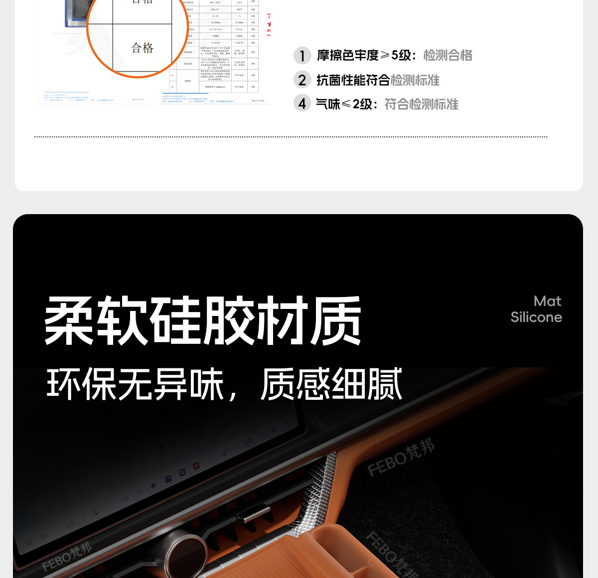 Suitable for 26 Models of Tank 500Hi4-Tz: Central Control Silicone Pad, Wireless Charging, Gear Storage Box, Panel Decoration Accessories