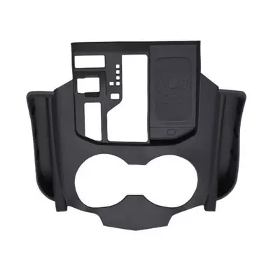 Dedicated to Toyota Coolidge LC300 central control silicone pad water cup set LC200 door central control integrated silicone pad (Other Automotive Interior Supplies) - lc300-central-control-silicone-pad-black-left-hand-drive
