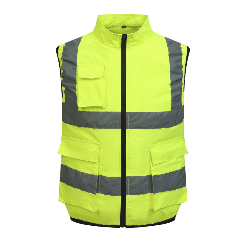 형광 녹색 싱글 코트