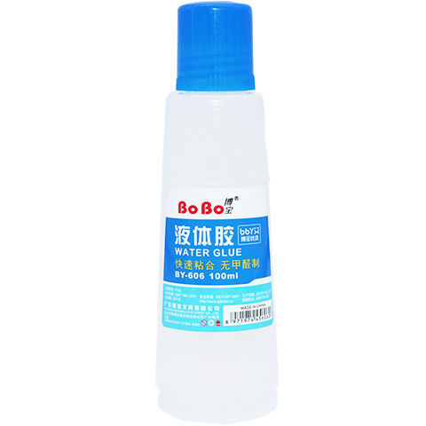 Bobo Glue 606 Liquid Glue 100ml Synthetic Glue Soluble Handmade Paper Sponge Head