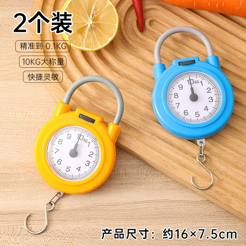 Factory direct sales small high-precision portable household portable electronic scale small hook scale spring scale