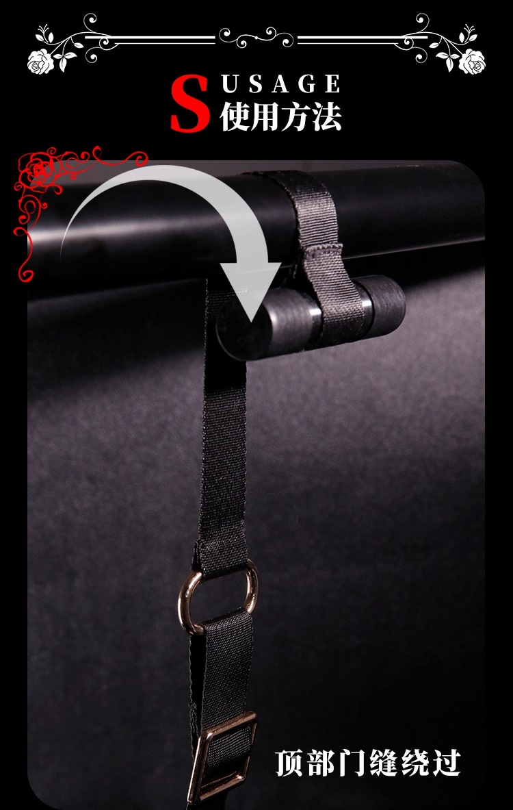 Bondage Restraint Kit with Handcuffs, Mouth Gag, Nipple Clamps and Paddle — detail image 17
