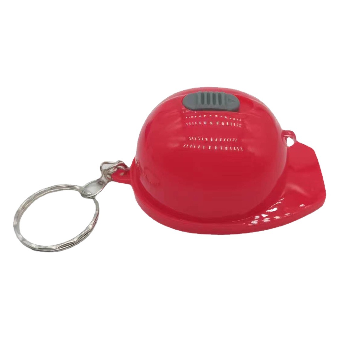Nuevo llavero luminoso multifuncional con forma de casco de seguridad, abridor de botellas novedoso, creativo y práctico con luz.