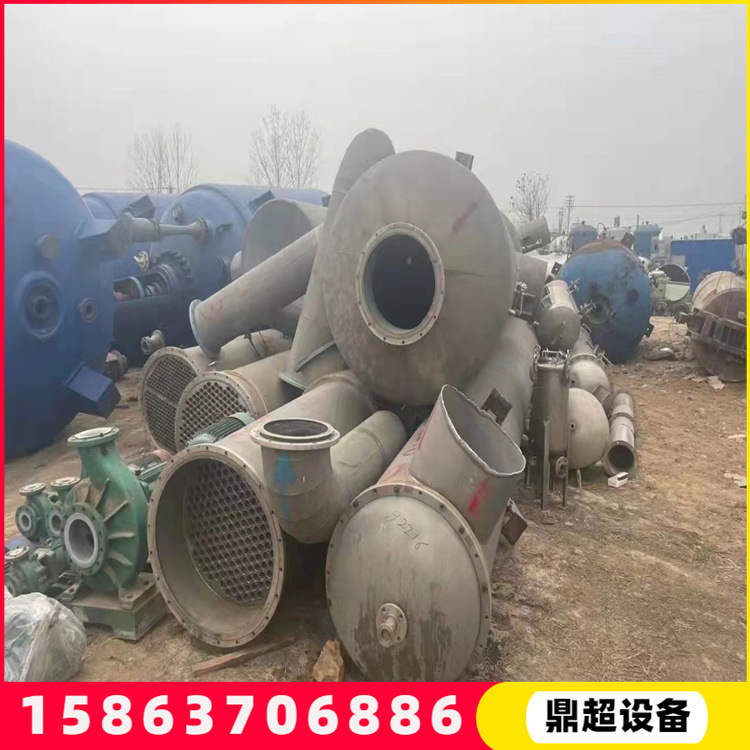 销售二手10吨钛材三效MVR污水蒸发器 无机盐废水蒸发器