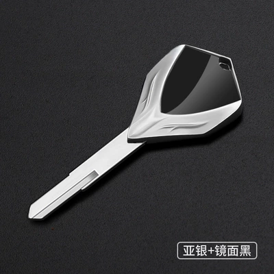 Zr-7/Zr-7S, Motorcycle Key - asian-silver-mirror-black-cq-039