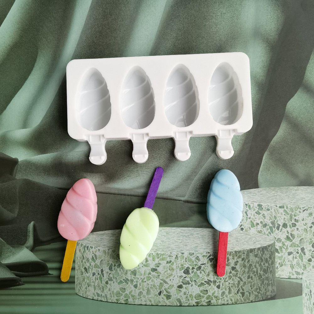 4连水滴497巧克力饼干模蛋糕模具雪糕糖果硅胶模具