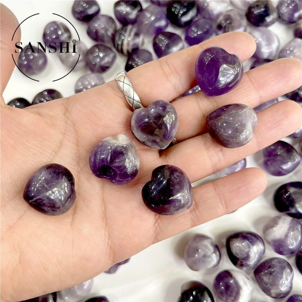 Natural ore heart shaped heart-shaped