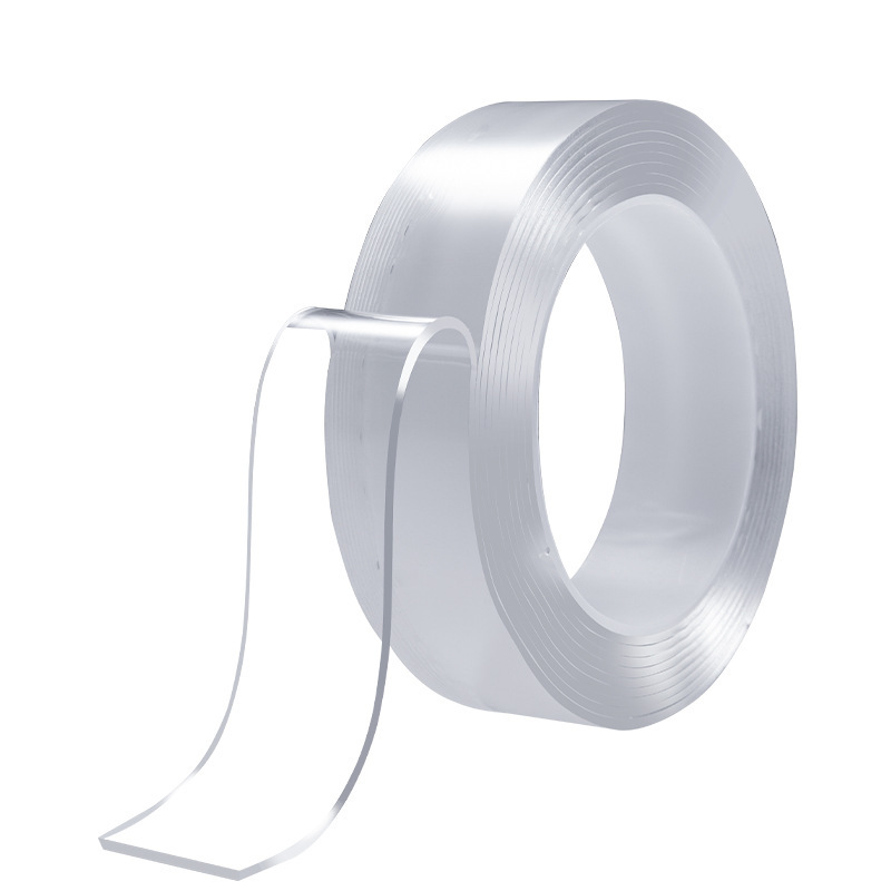Cinta nano de doble cara al por mayor, alta viscosidad, fuerte fijación, parche acrílico transparente sin costuras, nano cinta lavable