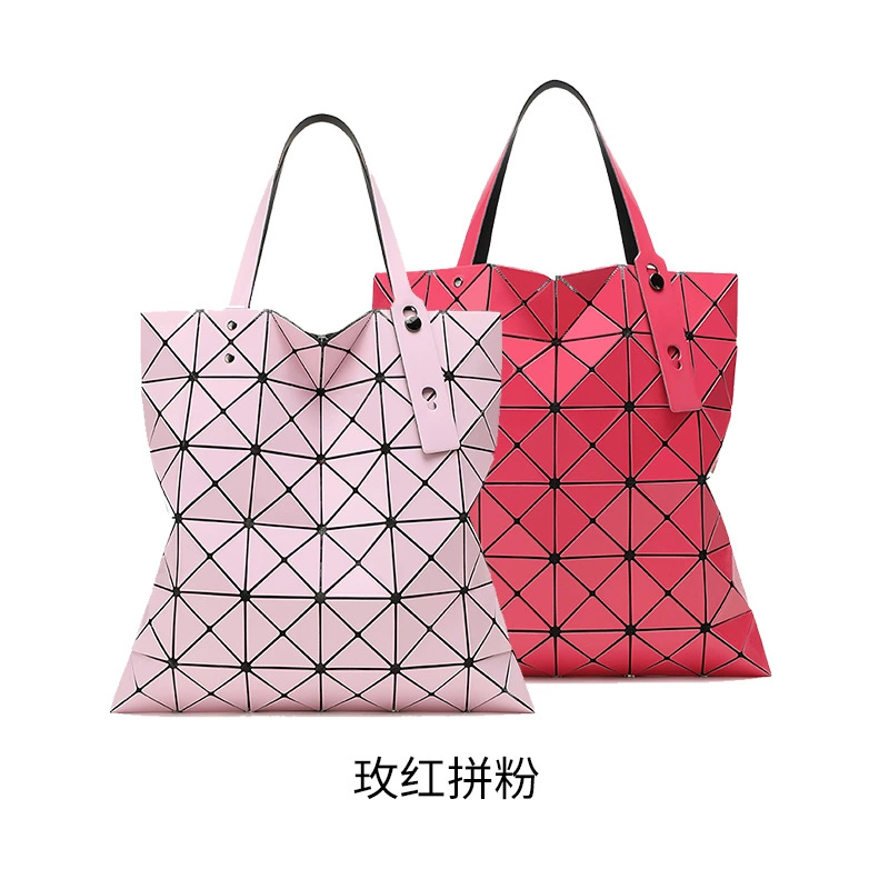 Japanese one-shoulder bag PVC with diamond pattern